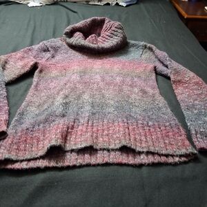 Vintage Suzie Multicolor Cowl Neck Sweater